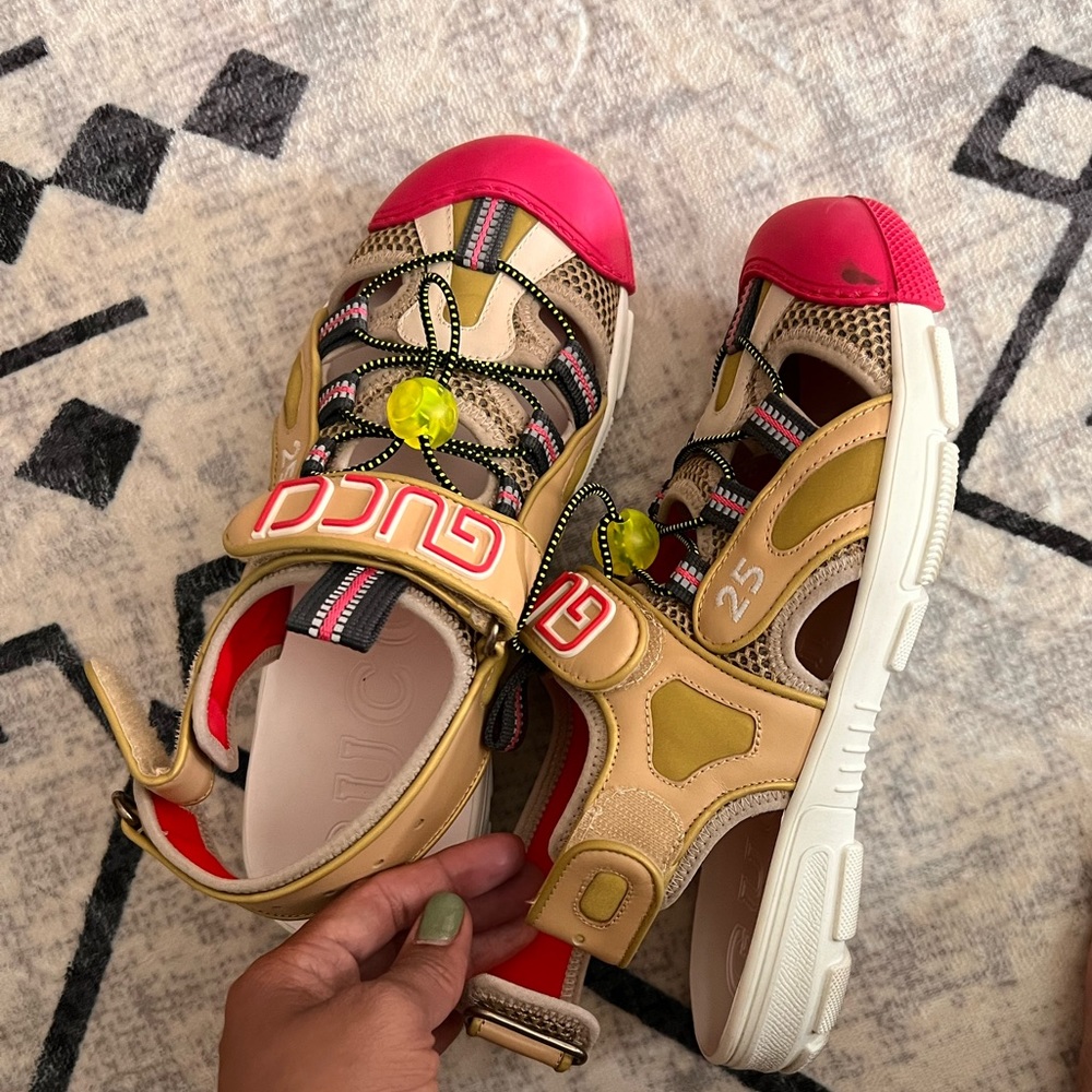 Gucci sandals comfy